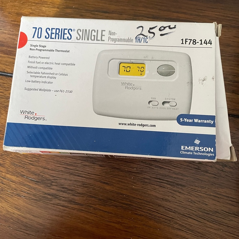 White Rodgers thermostat